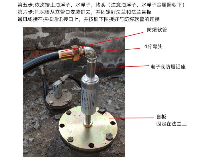 加油站油罐液位儀安裝圖片視頻教程